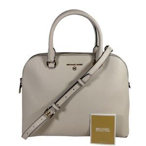 Michael Kors Cindy Large Dome Satchel Handbag Crossbody Shoulder Bag Purse